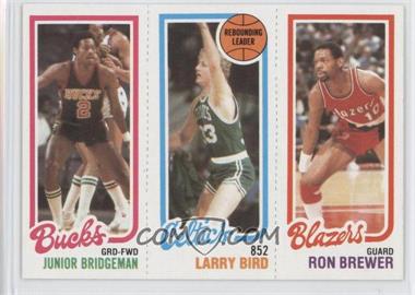 1980-81 Topps - [Base] #198-31-146 - Junior Bridgeman, Larry Bird, Ron Brewer