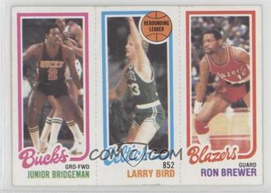 1980-81 Topps - [Base] #198-31-146 - Junior Bridgeman, Larry Bird, Ron Brewer