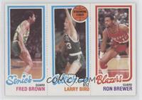 Fred Brown, Larry Bird, Ron Brewer