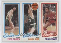 Fred Brown, Larry Bird, Ron Brewer