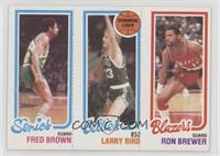 Fred Brown, Larry Bird, Ron Brewer