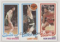 Fred Brown, Larry Bird, Ron Brewer