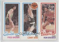 Fred Brown, Larry Bird, Ron Brewer