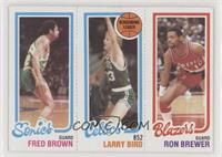 Fred Brown, Larry Bird, Ron Brewer