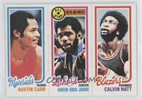 Austin Carr, Kareem Abdul-Jabbar, Calvin Natt