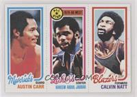 Austin Carr, Kareem Abdul-Jabbar, Calvin Natt