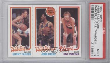 1980-81 Topps - [Base] #202-94-98 - Sonny Parker, John Lucas, Dave Twardzik [PSA 9 MINT]