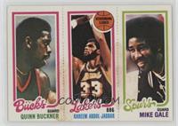 Quinn Buckner, Kareem Abdul-Jabbar, Mike Gale [Poor to Fair]