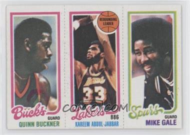 1980-81 Topps - [Base] #207-133-147 - Quinn Buckner, Kareem Abdul-Jabbar, Mike Gale