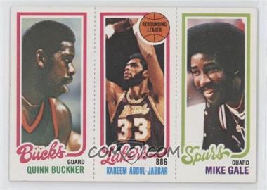 1980-81 Topps - [Base] #207-133-147 - Quinn Buckner, Kareem Abdul-Jabbar, Mike Gale