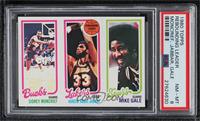 Sidney Moncrief, Mike Gale, Kareem Abdul-Jabbar [PSA 8 NM‑MT]