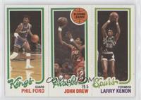 Phil Ford, John Drew, Larry Kenon [Poor to Fair]