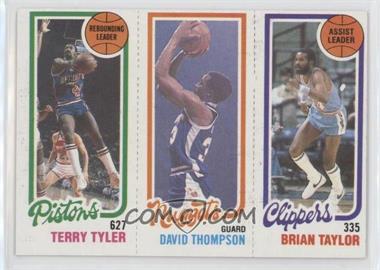 1980-81 Topps - [Base] #216-79-82 - Terry Tyler, David Thompson, Brian Taylor [Poor to Fair]