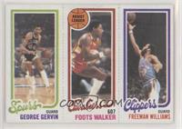 George Gervin, Foots Walker, Freeman Williams