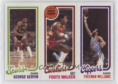 1980-81 Topps - [Base] #223-53-208 - George Gervin, Foots Walker, Freeman Williams