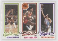 George Gervin, Foots Walker, Freeman Williams