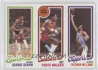 George Gervin, Foots Walker, Freeman Williams