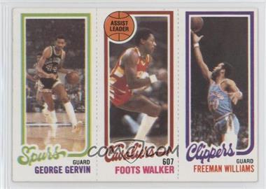 1980-81 Topps - [Base] #223-53-208 - George Gervin, Foots Walker, Freeman Williams