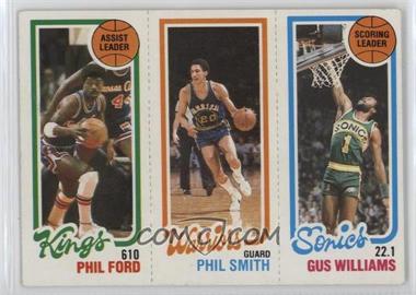 1980-81 Topps - [Base] #224-101-124 - Phil Ford, Phil Smith, Gus Williams