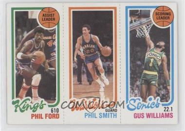 1980-81 Topps - [Base] #224-101-124 - Phil Ford, Phil Smith, Gus Williams