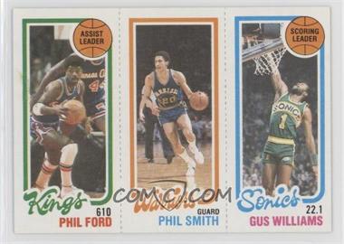 1980-81 Topps - [Base] #224-101-124 - Phil Ford, Phil Smith, Gus Williams