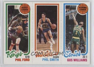 1980-81 Topps - [Base] #224-101-124 - Phil Ford, Phil Smith, Gus Williams
