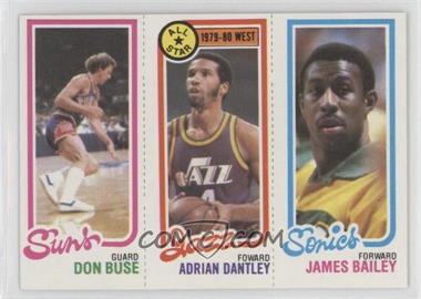 1980-81 Topps - [Base] #227-6-190 - Don Buse, Adrian Dantley, James Bailey