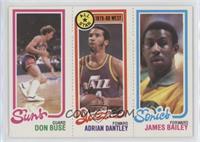 Don Buse, Adrian Dantley, James Bailey