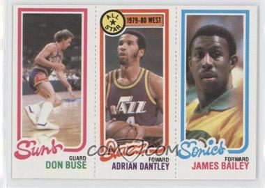 1980-81 Topps - [Base] #227-6-190 - Don Buse, Adrian Dantley, James Bailey