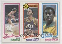 Don Buse, Adrian Dantley, James Bailey