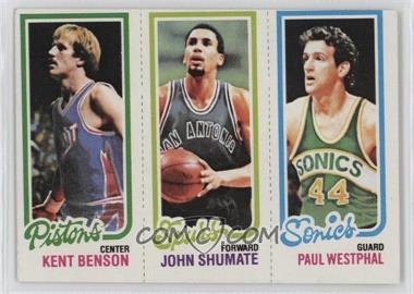 1980-81 Topps - [Base] #229-212-84 - Kent Benson, John Shumate, Paul Westphal