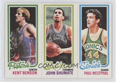 1980-81 Topps - [Base] #229-212-84 - Kent Benson, John Shumate, Paul Westphal