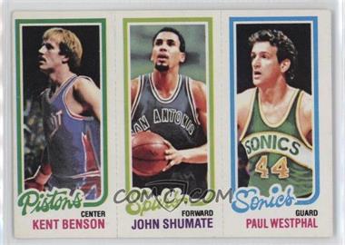 1980-81 Topps - [Base] #229-212-84 - Kent Benson, John Shumate, Paul Westphal