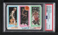 Larry Bird, Bill Cartwright, John Drew [PSA 8 NM‑MT]