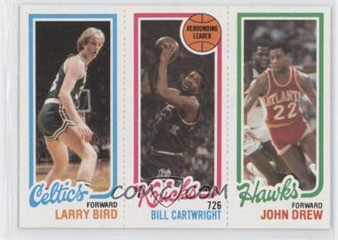 1980-81 Topps - [Base] #23-164-34 - Larry Bird, Bill Cartwright, John Drew