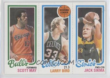 1980-81 Topps - [Base] #232-30-47 - Scott May, Larry Bird, Jack Sikma