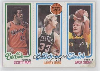 1980-81 Topps - [Base] #232-30-47 - Scott May, Larry Bird, Jack Sikma [Poor to Fair]
