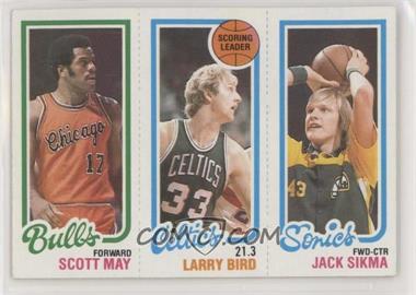1980-81 Topps - [Base] #232-30-47 - Scott May, Larry Bird, Jack Sikma