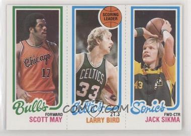 1980-81 Topps - [Base] #232-30-47 - Scott May, Larry Bird, Jack Sikma