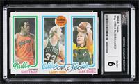 Scott May, Larry Bird, Jack Sikma [CGC 6 EX/NM]