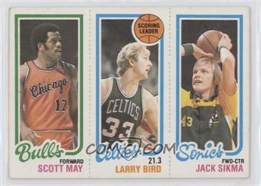 1980-81 Topps - [Base] #232-30-47 - Scott May, Larry Bird, Jack Sikma