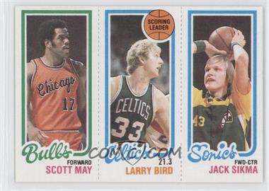 1980-81 Topps - [Base] #232-30-47 - Scott May, Larry Bird, Jack Sikma