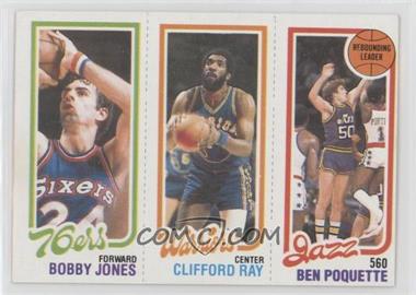 1980-81 Topps - [Base] #235-99-183 - Bobby Jones, Clifford Ray, Ben Poquette