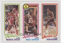 Maurice Cheeks, Magic Johnson, Ron Boone