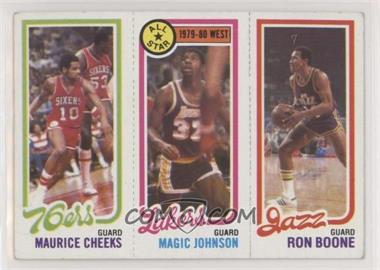 1980-81 Topps - [Base] #237-18-178 - Maurice Cheeks, Magic Johnson, Ron Boone [Poor to Fair]