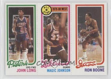 1980-81 Topps - [Base] #237-18-88 - John Long, Magic Johnson, Ron Boone