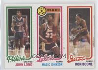 John Long, Magic Johnson, Ron Boone [Poor to Fair]