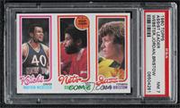 Marvin Webster, Eddie Jordan, Allan Bristow [PSA 7 NM]