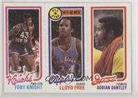 Toby Knight, Adrian Dantley, World B. Free