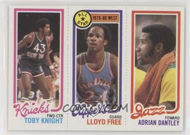 1980-81 Topps - [Base] #240-14-168 - Toby Knight, Adrian Dantley, World B. Free